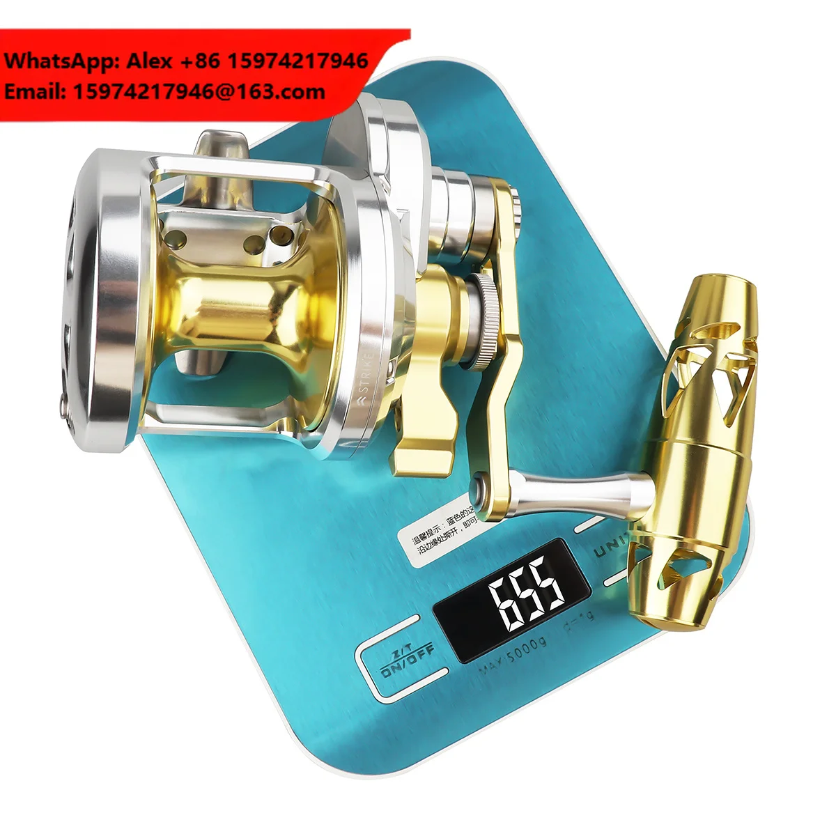 Trolling Reel Casting Wheel Jigging Reels Aluminum CNC Machined Level Winder Saltwater Sea Fishing Reels