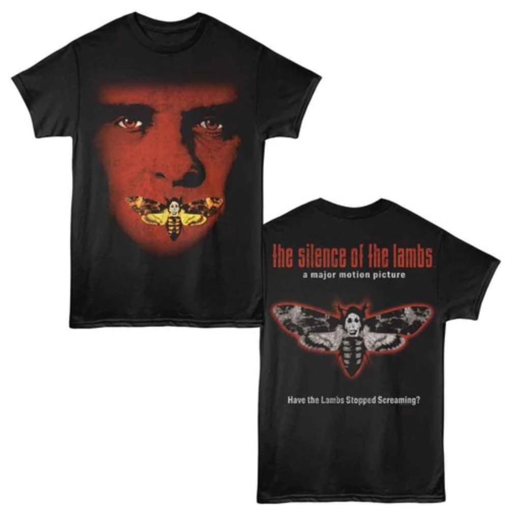 Camiseta The Silence of the Lambs Screaming Polhs para hombre, nuevo estilo, algodón puro, todas las estaciones, Top de algodón puro Unisex, camisa harajuku
