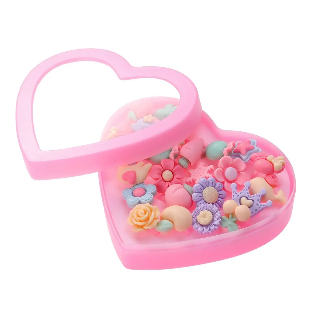 

24 Pcs Children's Cartoon Ring Rings for Girls Kid Gift Toy Korean Version Flower