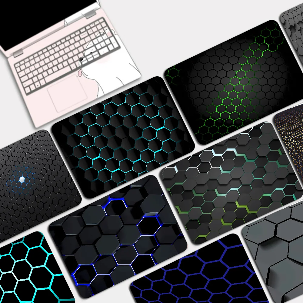 

Abstract Black Hexagon Pattern Mousepad Anti-Slip Gaming Mouse Pad Gamer Desk Mat Keyboard Pad Decoration Mause Pad Office Desk