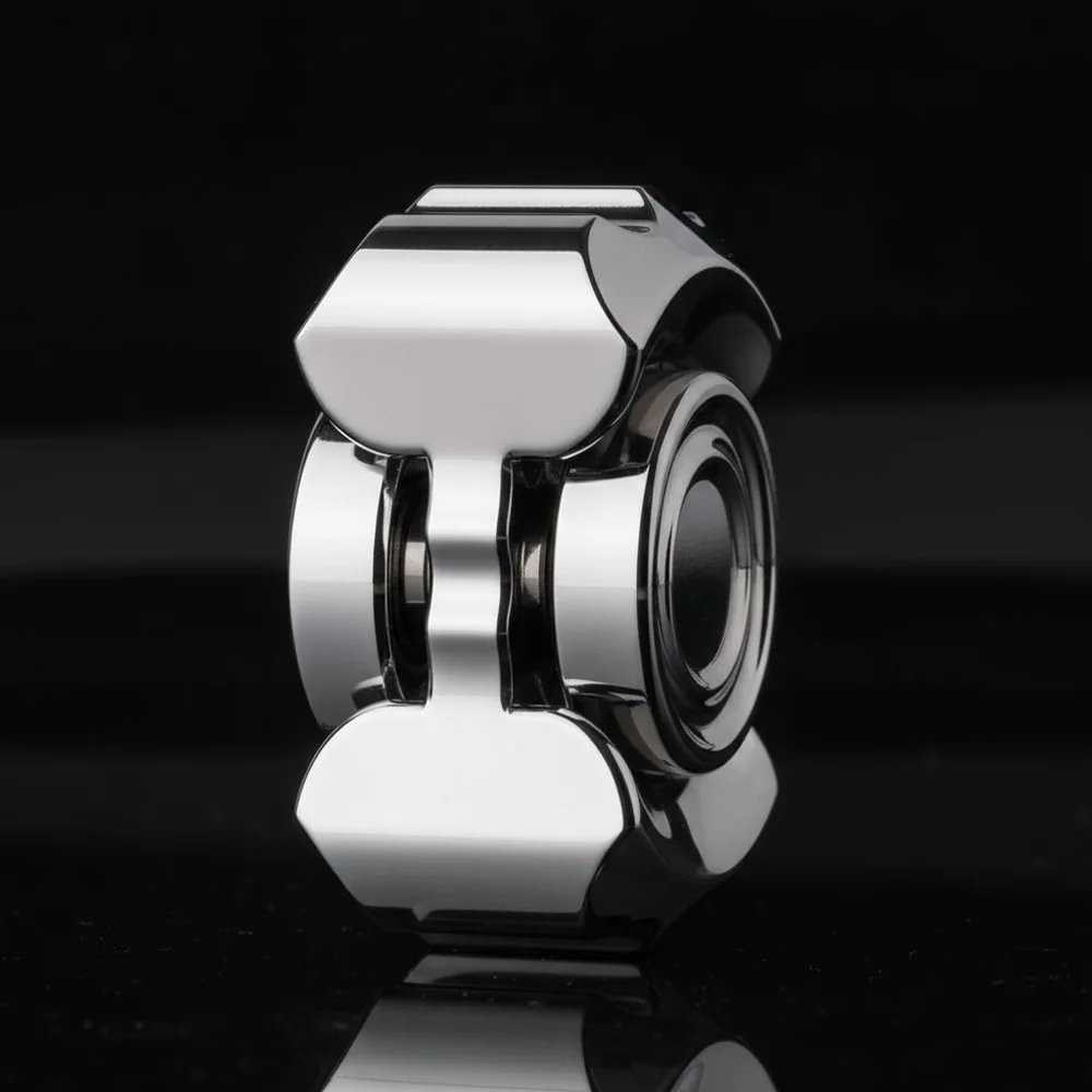 NOVO Studio CHUBBY Two-Bladed Fidget Spinner Stainless Steel Stress Relief Toy Fidget Toys For Adults Office Desk Accessories