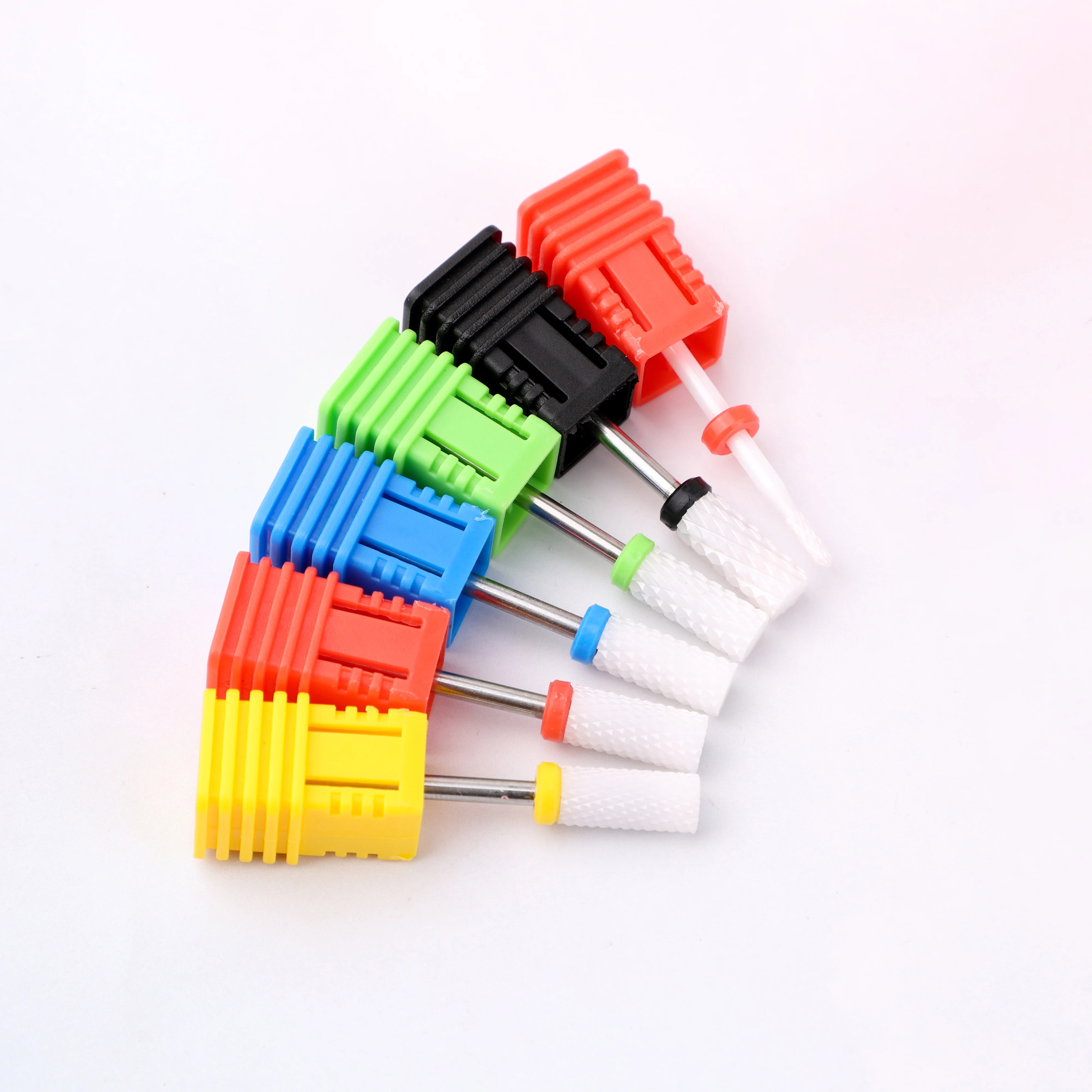 Ceramic Carbide Nail Drill Bit Nail Cutter Rotate Burr Milling Bits Electric Drill Machine For Manicure Pedicure Tools