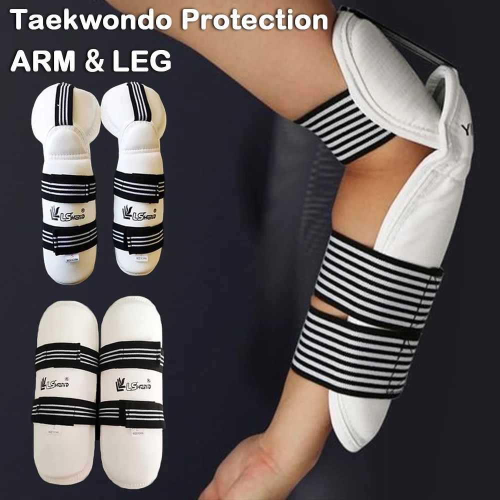 

Taekwondo Protective Gear Arm Leg Protection Thickened Protect Suit Gear Free Combat Competition Training Elbow Guards Knee Pads