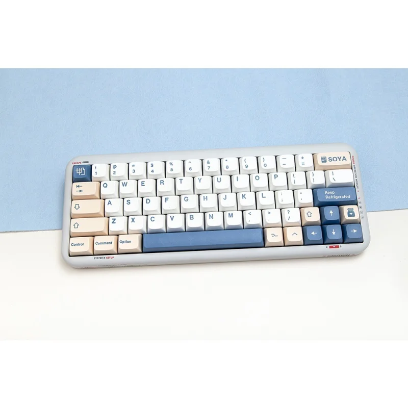 GMK soymilk keycaps XDA profile Dye-Sublimation PBT keycap 144keys