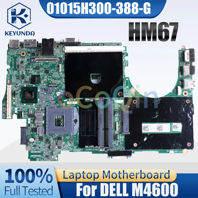 01015H300-388-G For DELL M4600 Notebook Mainboard HM67 08YFGW Laptop Motherboard