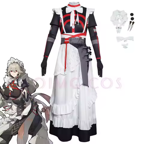 Alexandrina Sebastiane Zenless Zone Zero Cosplay Costume Uniform Wig Anime Halloween Party Masquerade Costumes Women Game