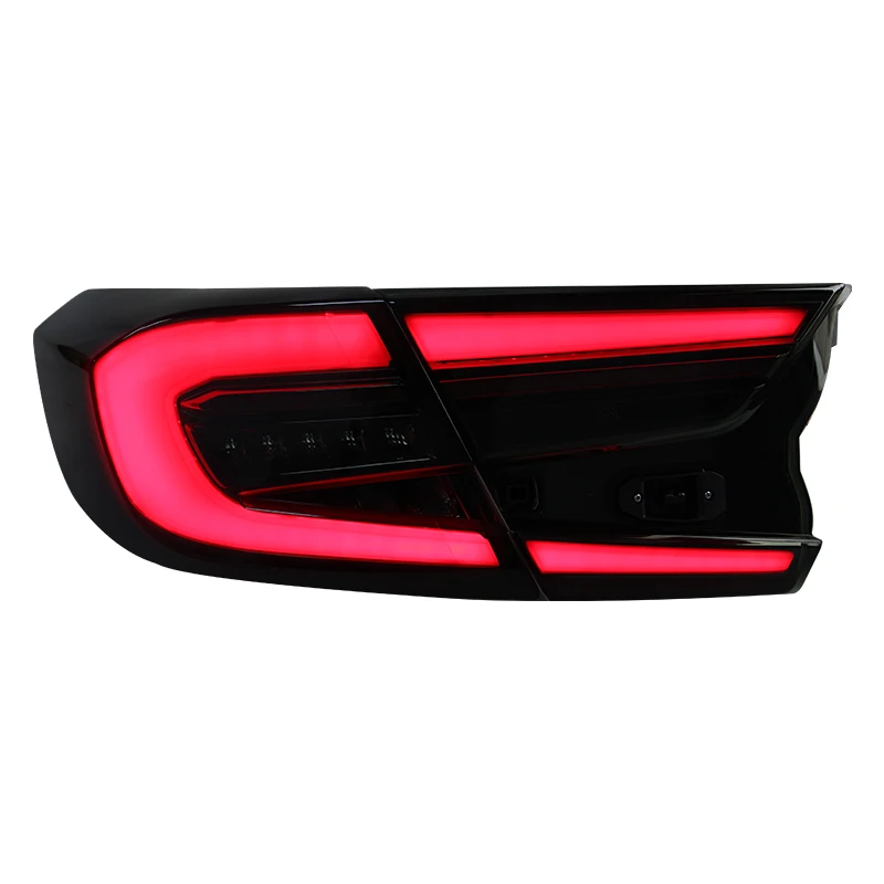 Car Led Taillight Dragon Scale Tail Lamp Assembly For Honda Accord 2018-2021 LED Stop Tail Light Replacement Accessories