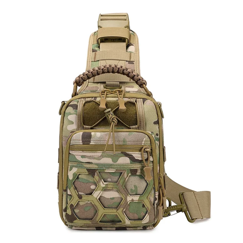 

Outdoor Sports Single oulder Bapa Camouflage Multi-Functional Jungle Sle Men's Bag Ox Cloth Spring Season
