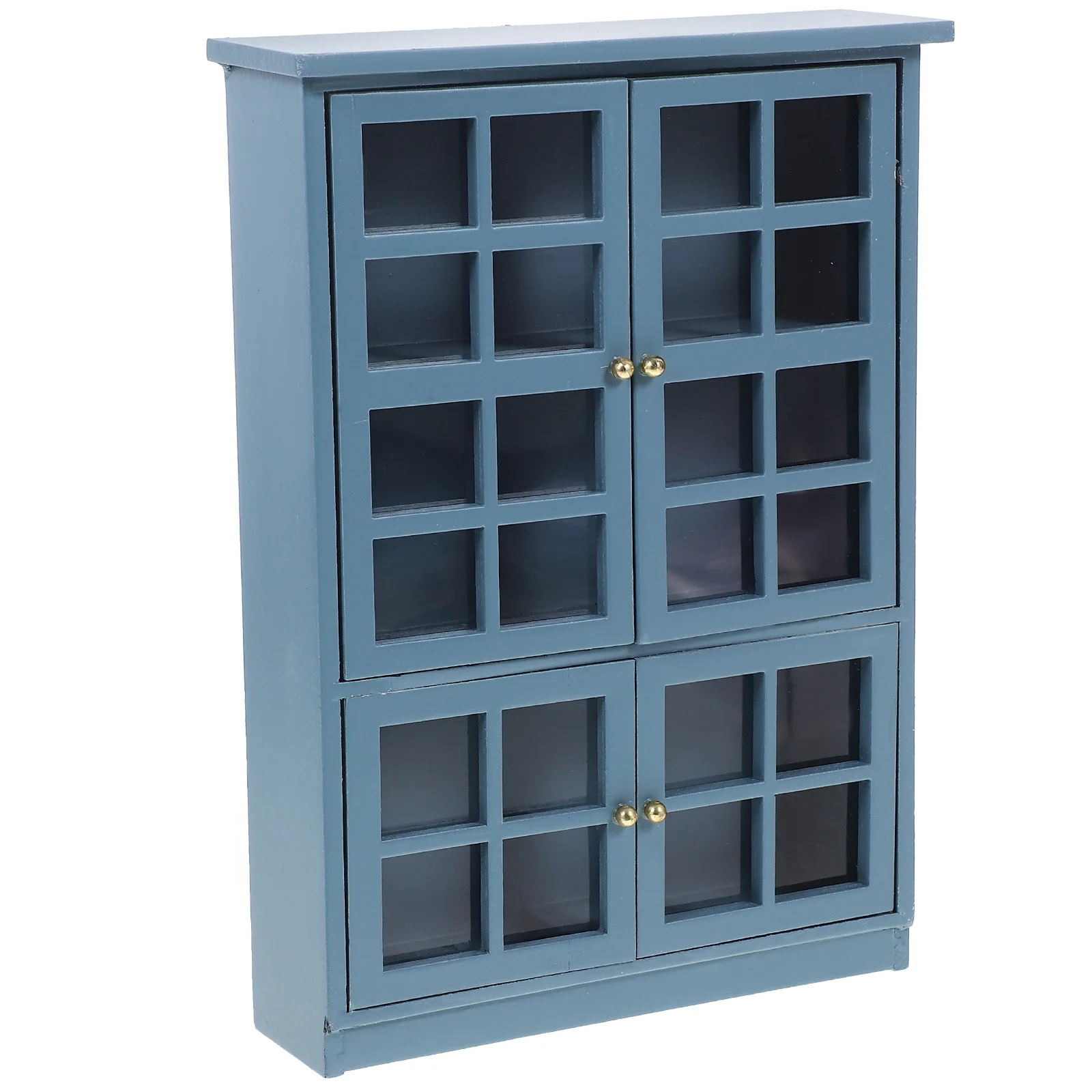 Mini armoire de rangement moderne, maison de courses, meubles de cuisine, modèle d'armoire à quatre portes, présentoir d'accessoires, jouet l'inventaire