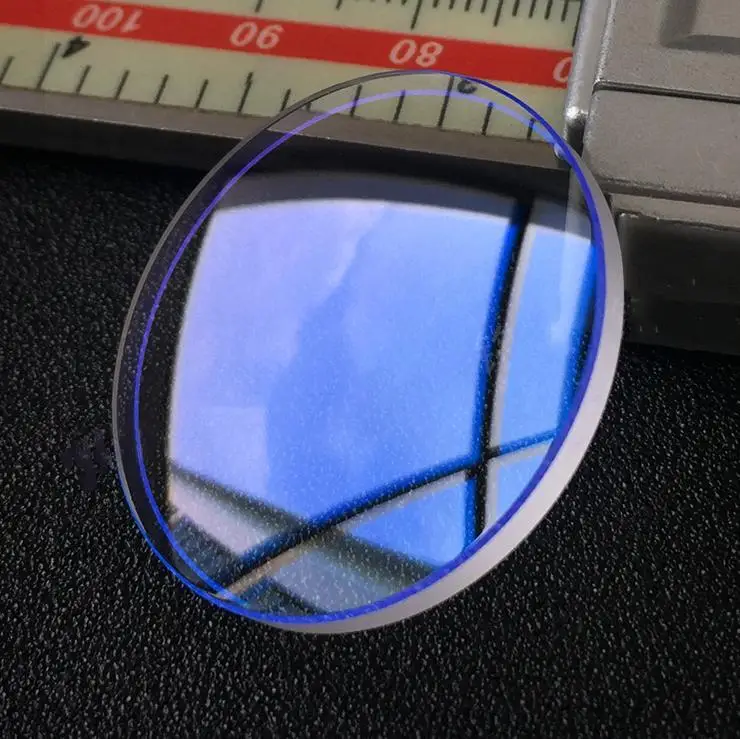 Blue Hue Double Domed Sapphire Watch Glass Round Crystal Clear Front Cover Watch Repair Part 29.8*4.0*2.5mm for NY0040 NY0080