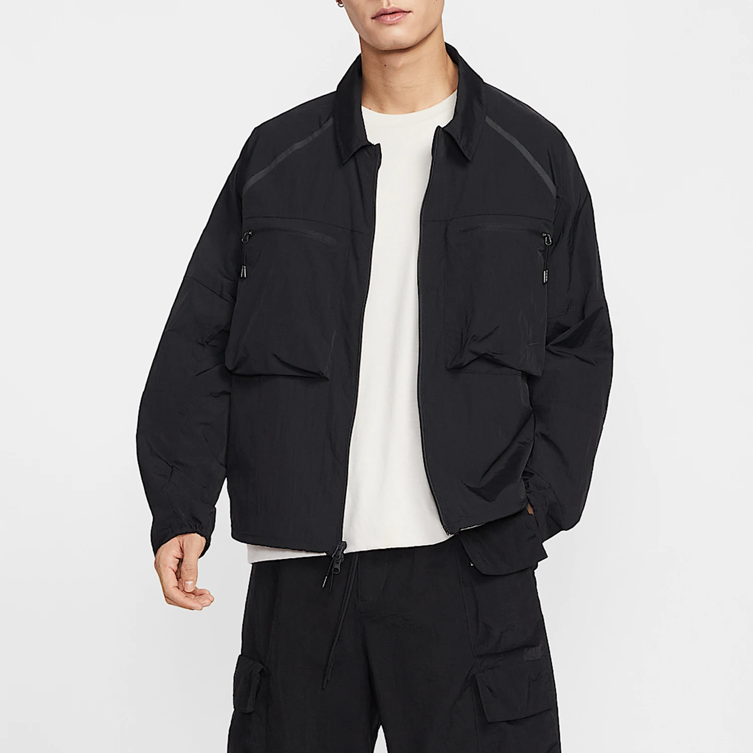 Nike Authentic Spring Style Men's Lapel Loose Sports Jacket IF1348-010