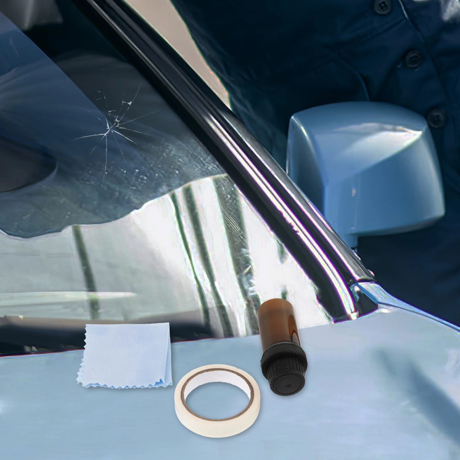 

Rear Window Defogging Repair Kit Car Windshield Complete Glue Grid Tools Safe Materials Process Models Clarity View Durability