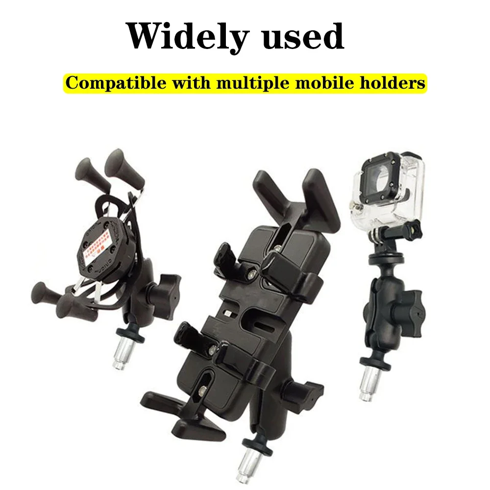 

For 8mm And 10mm 5 RAM Mount Kit Mobile Phone Camera Holder Motorcycle Bike Aluminum Mount Fork Stem Base Set Ball Head N