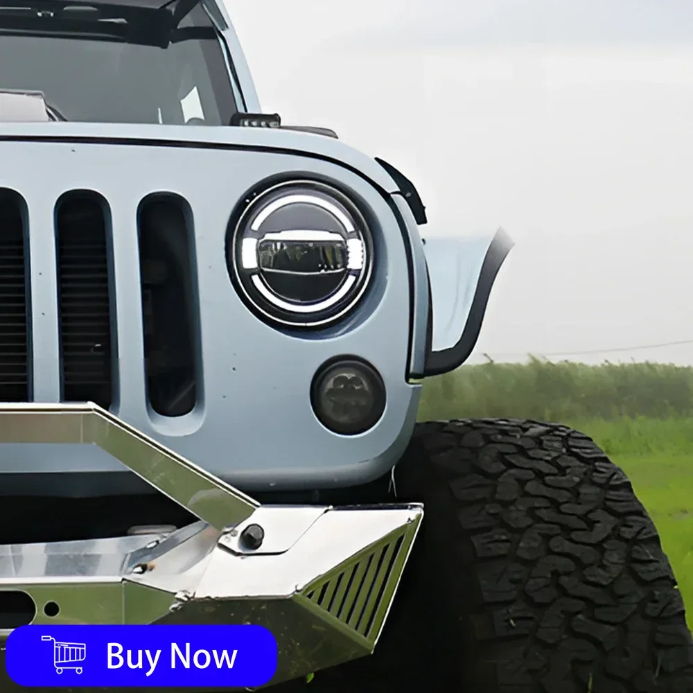 

Car Front Lamps For Jeep Wrangler 2007-2017 LED Car Headlight Assembly Upgrade High Quality Projector Dual lens Accessories