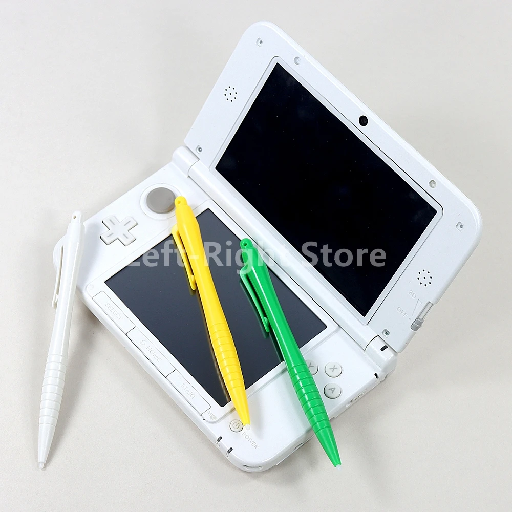10 قطعة قلم بلاستيكي كبير بشاشة تعمل باللمس لـ 3DS 3DSXL LL NDS NDSL قلم لمس أنيق لجهاز Nintendo Wii U WIIU GamePad
