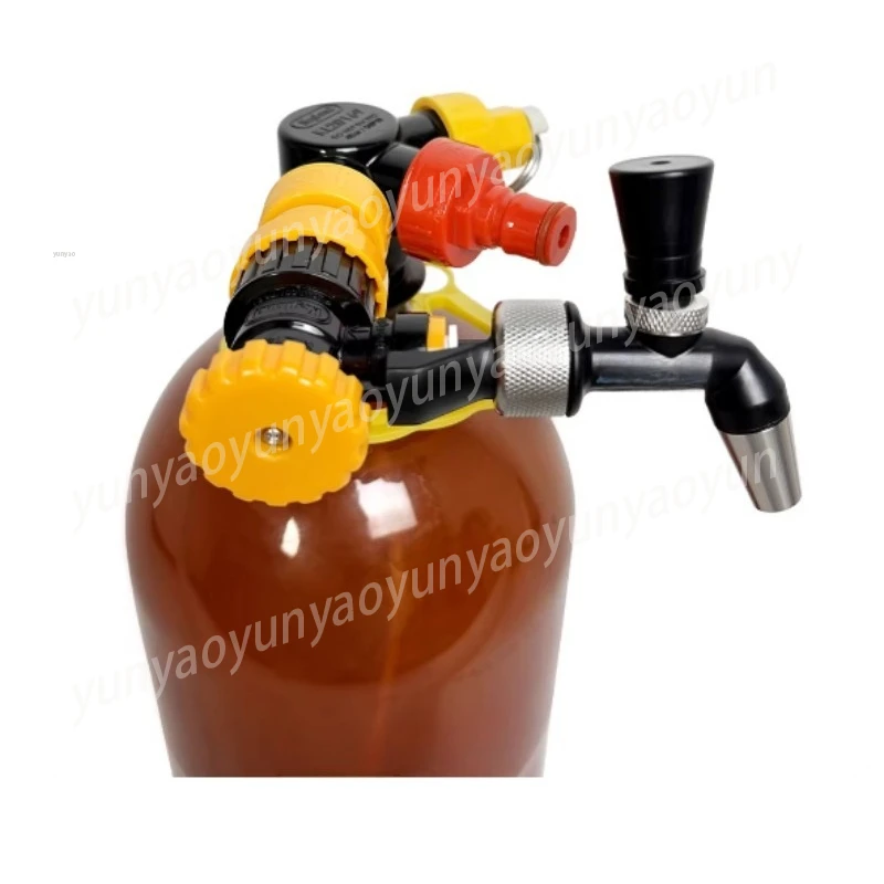 Mini Portable Anti Foam Wall Mount Wine Tap Smooth Flow Spout for Home Brewing Self Brewed Wine Barrel