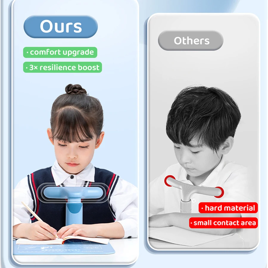 Adjustable Ergonomic Desk Clamp Mat Sitting Posture Corrector for Proper Sitting and vision Protection for School Home Office image 5