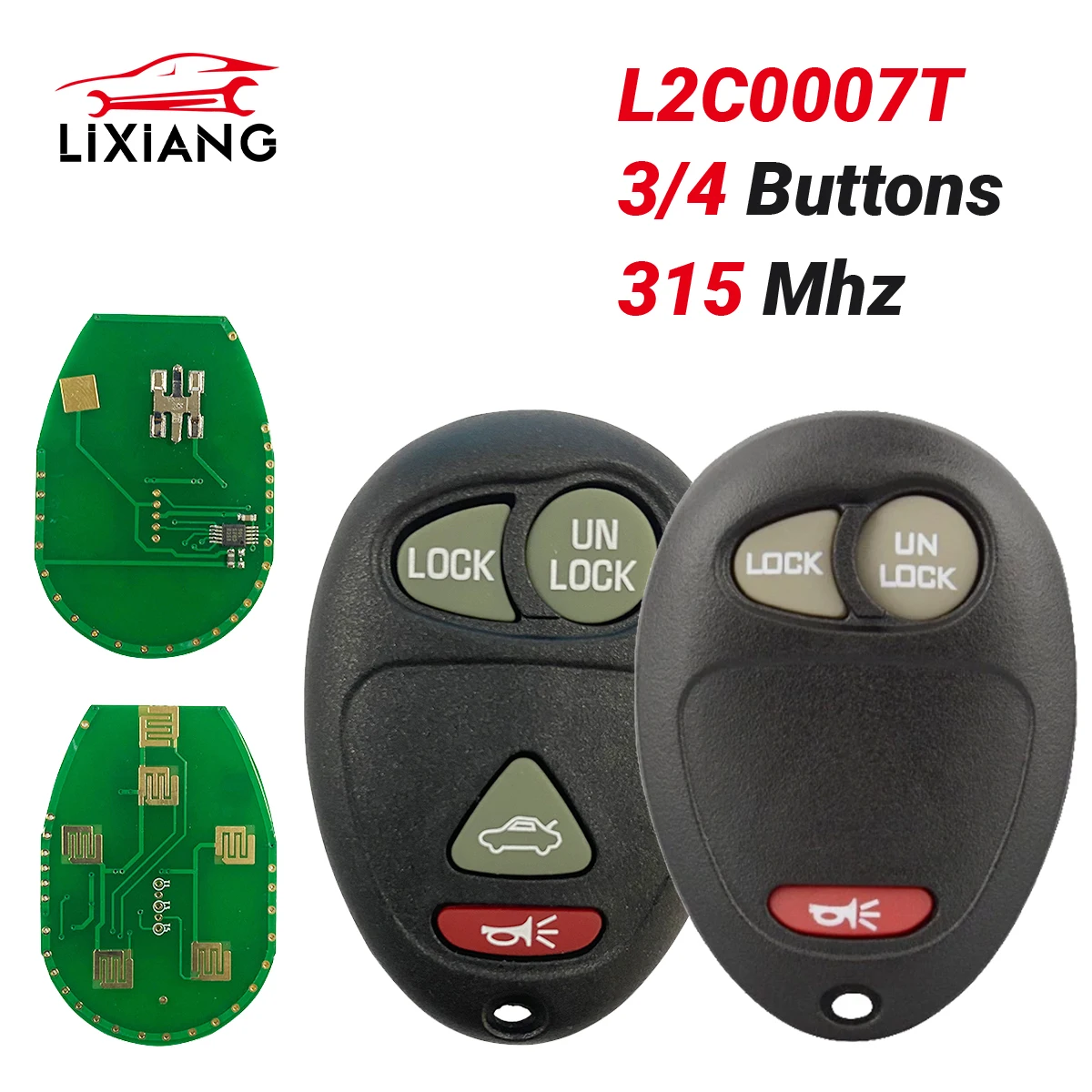 

LIXIANG L2C0007T Remote Car Key For Chevrolet Colorado Canyon H3 2006-2010 For Buick Auto Body Kits Car Accessories