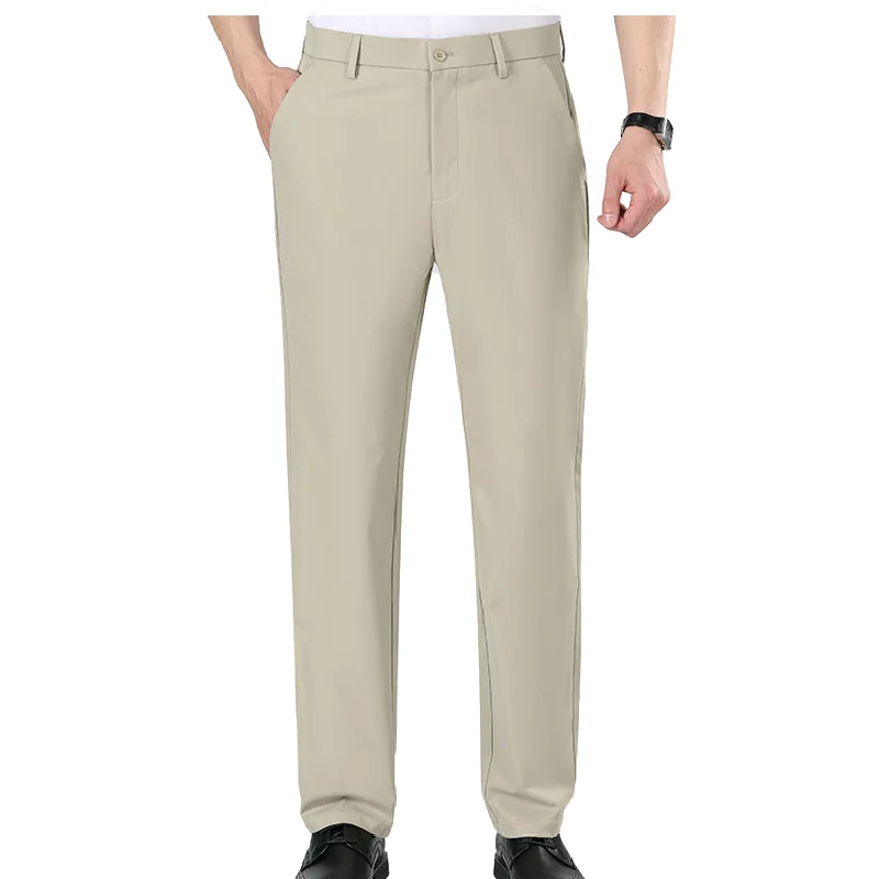 

Мужские модные брюки - Новые всесезонные немнущиеся деловые повседневные брюки для ежедневной носки, комфортные для работы и поездок на работу