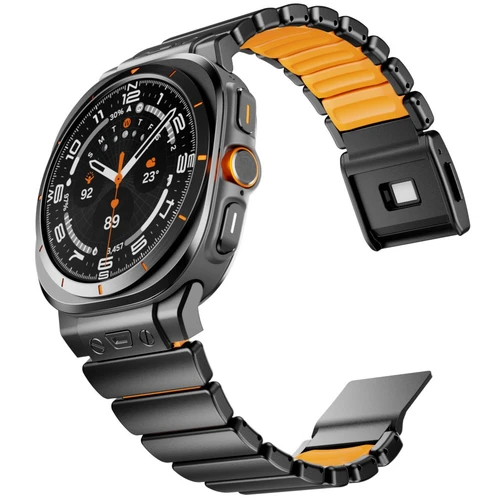 Imagen 2 del producto Correa de titanio de lujo para Samsung Watch Ultra 2025 2024, correa de Metal de 47MM de ancho para Galaxy Watch 8 40 44MM, correa de reloj clásica de 46MM