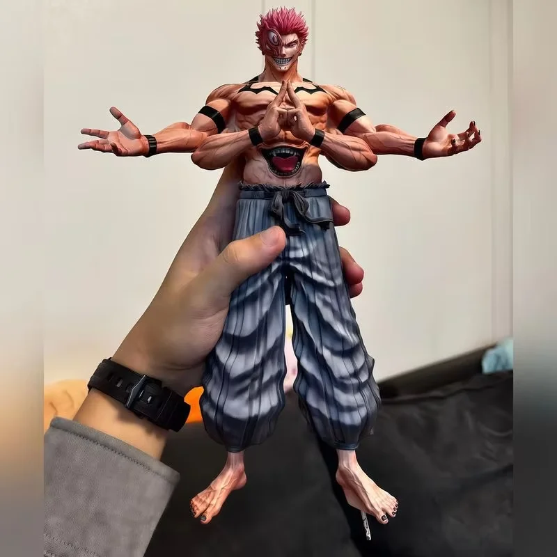 Jujutsu Kaisen RYOUMEN SUKUNA フィギュア 31cm HY Studio Jujutsu Kaisen Ryomen Sukuna Statue, 30cm Initial Form