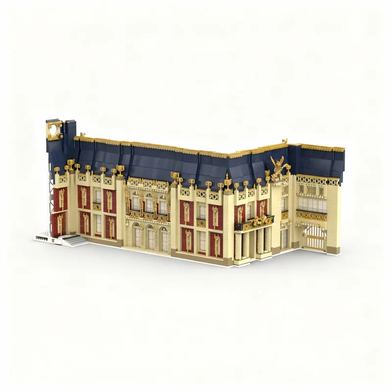 

NEW 4994PCS MOC Architecture Ch Teau De Versailles Part 2 Model Pieces Custom Building Blocks DIY Assembly Display Gift Ideas
