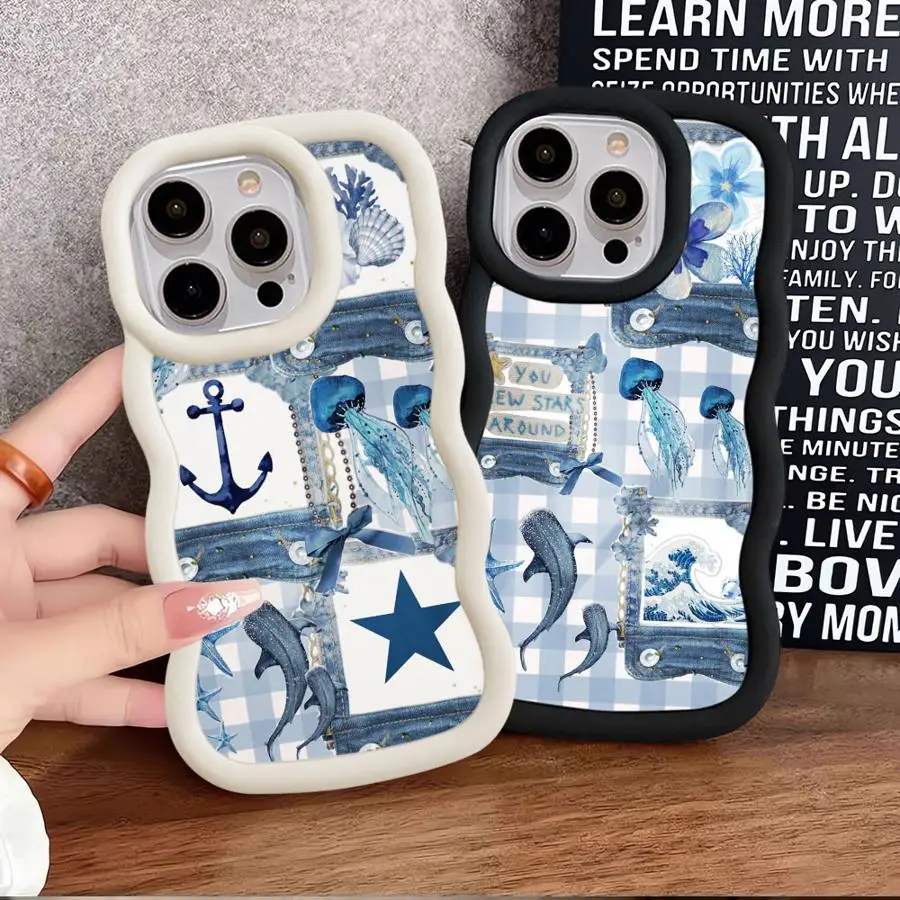 

Чехол для Xiaomi Redmi 9C 13C A5 9T 14C 12C 10C A1+ A2 Plus 10A A3 Мягкий чехол для телефона Marinc Life Crabs Lobsters Cool