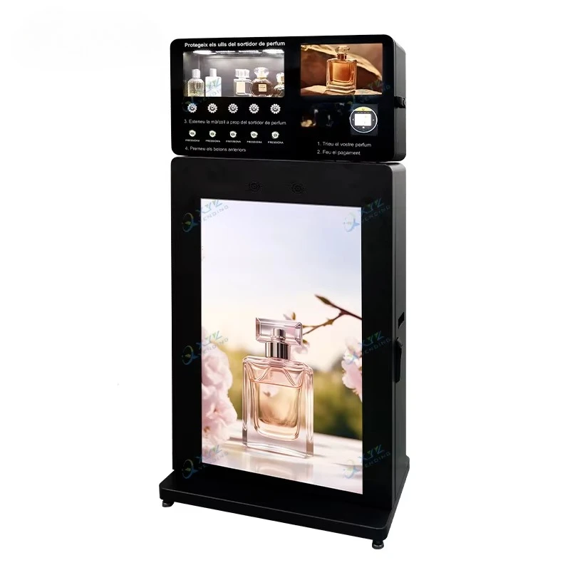 تخصيص أحدث تصميم 5 فوهات 100 مل آلة بيع رذاذ العطور قائمة بذاتها #6