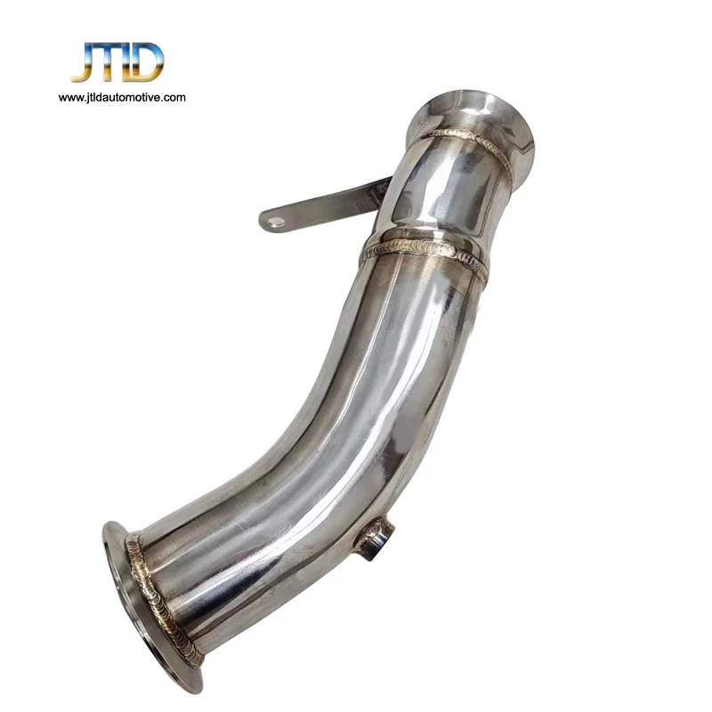 

JTLD Performance High Flow Racing 304 Stainless Steel Exhaust Catless DownPipes For BMW 335i F30 N55 Test Pipe