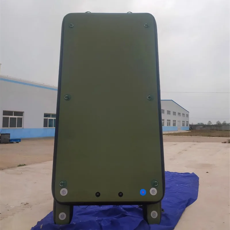 

3.5M inflatable net platform boat fishing air cushion flat boat road