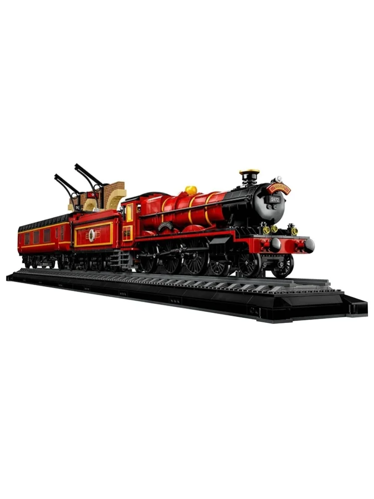 5129 Teile Raumdekoration Zug-Bausteine Konstruktionssteine Modell Kompatibel mit Set 76405 Geburtstags- und Weihnachtsgeschenke für Erwachsene