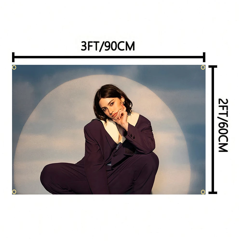 90X150CM Gracie The Secret of Us Abrams Pop Music Art Flag Tapestry Wall Hanging Bed Room Bar Modern Banner Aesthetic Room Decor