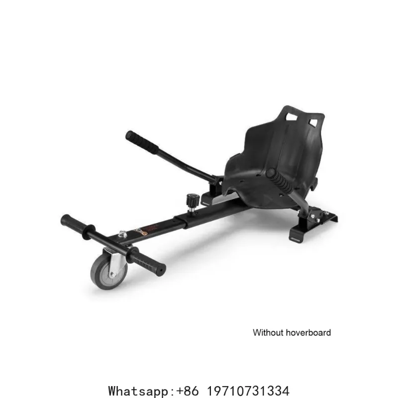 Acessório para Assento de Hoverboard de 6”-10”, Acessórios para Go Kart e Patinetes de Equilíbrio com Roda Traseira Operada Manualmente