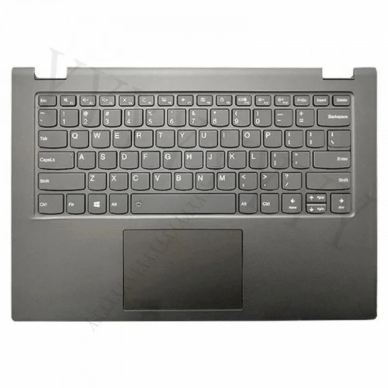 Y + Palmrest مع لوحة مفاتيح بإضاءة خلفية لجهاز Lenovo Ideapad FLEX-14 C340-14 14IWL 14API 14IML