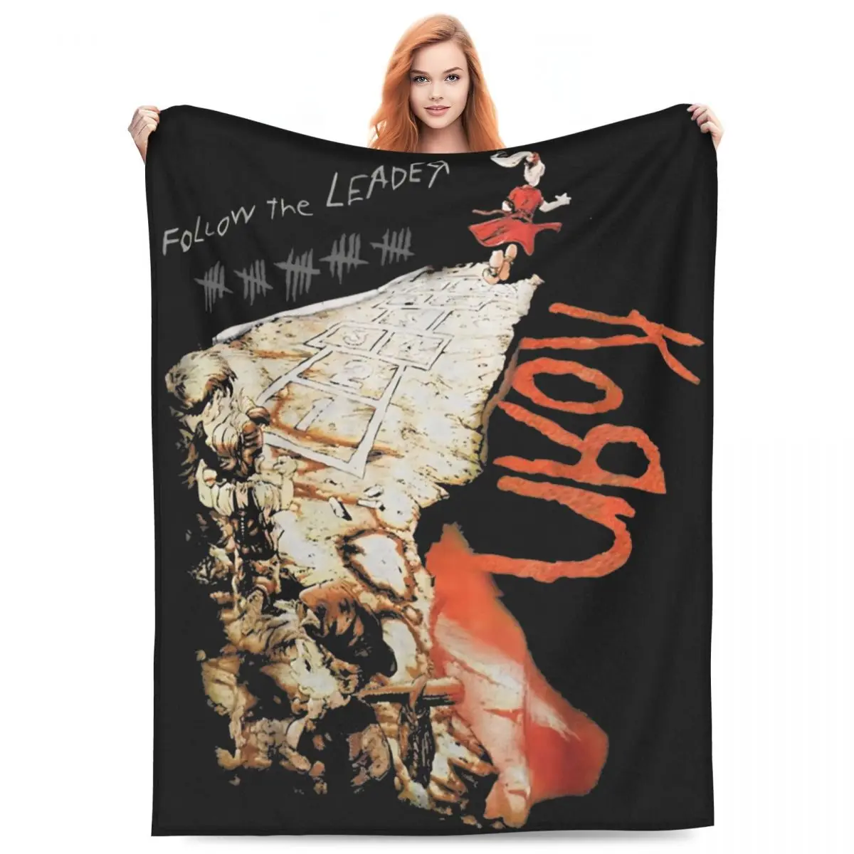 

Korn Heavy Metal Band Blanket Flannel Home Album Tour 2024 Throw Blankets Comfortable Warm for Couch Bedspread