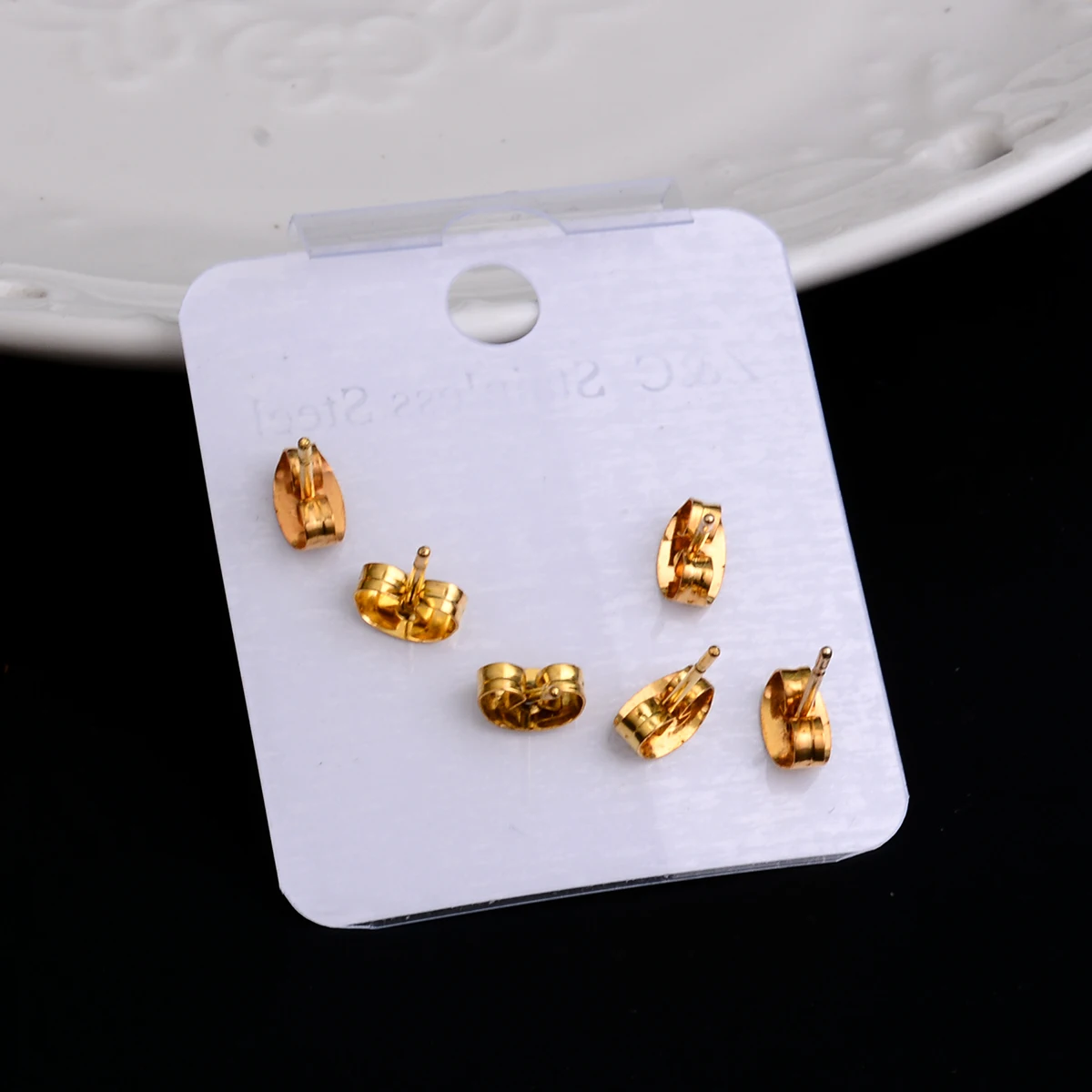 Stainless Steel Earrings Small Cute Butterfly Star Moon Heart Stud Earrings Set Punk Piercing Earing Women\'s Minimalist Jewelry
