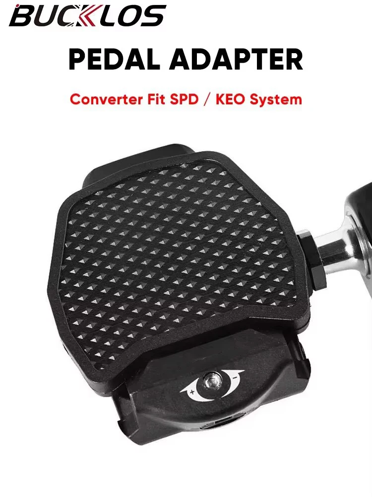 AliExpress BUCKLOS Bicycle Pedal Adapter for SPD SL for KEO System Road Bike Pedals Converter Bicycle Clipless Pedal Platform Adapter Cycling Parts