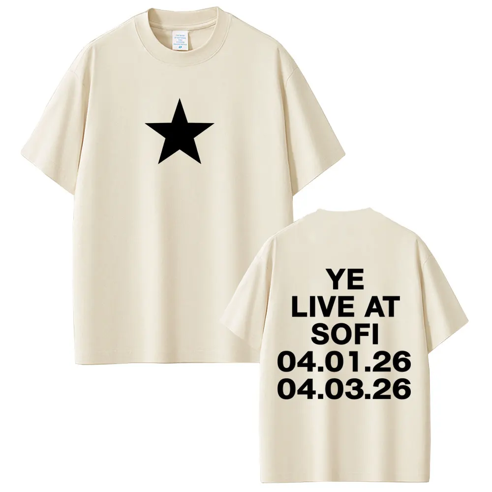 Rapper Kanye West Same Style T-shirt Bully Album 2026 Graphic T Shirt Men Women Hip Hop Fashion Oversized T-shirts Streetwear
