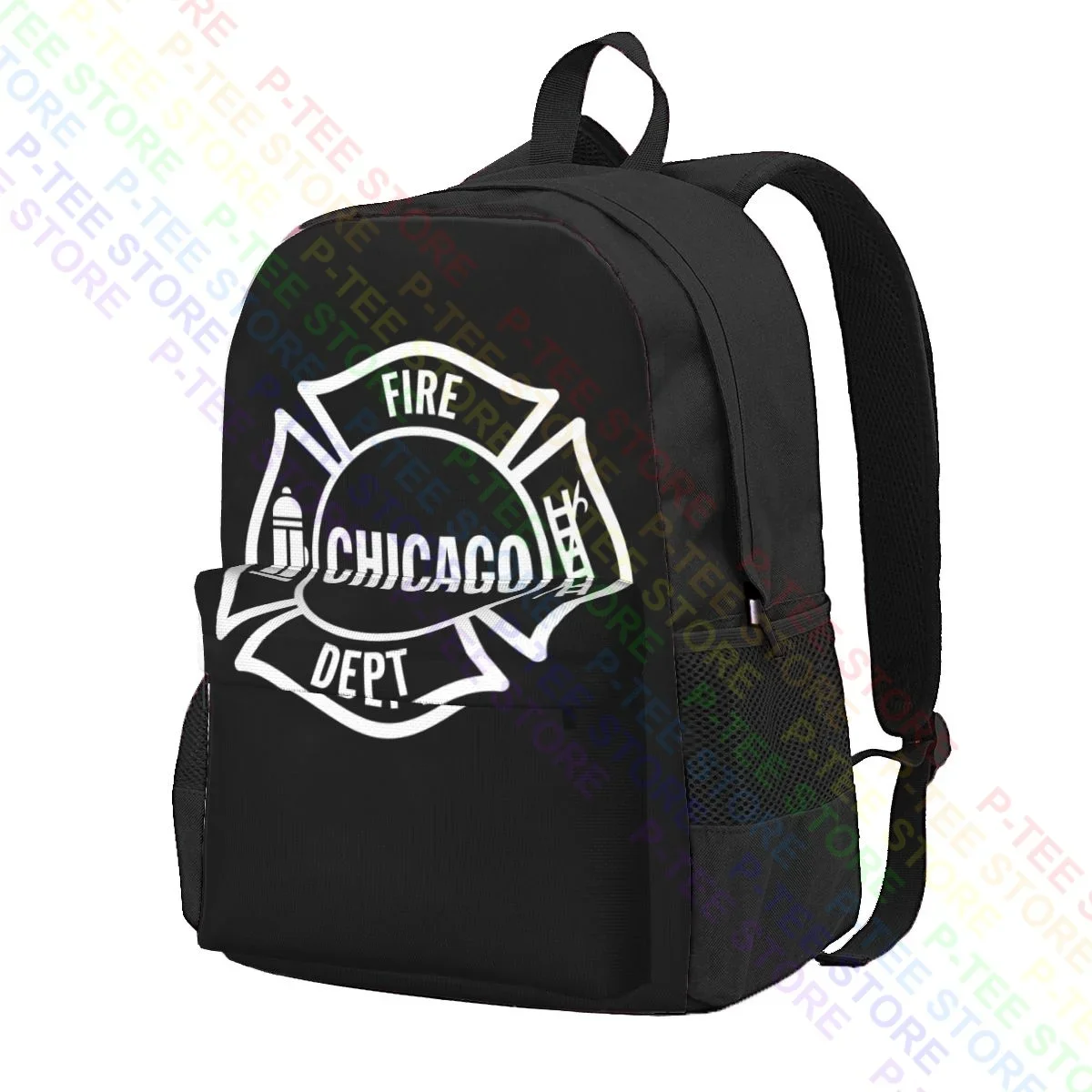 Chicago Fire Department Large Capacity Backpack Print Creative Eco Friendly Clothes Backpacks