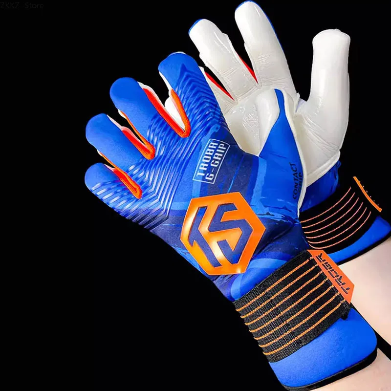 Professional Protection Football Soccer Goalkeeper Gloves Thickened latex 4 mm Adults Teenager Goalkeeper Soccer Goalie Gloves