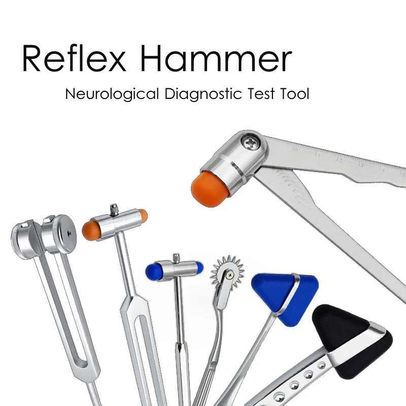 

Medical Neurological Reflex Taylor Wartenburg Pinwheel Babinski Ergonomic Hammer Caliper Scale Percussion Buck Percussor Hammer