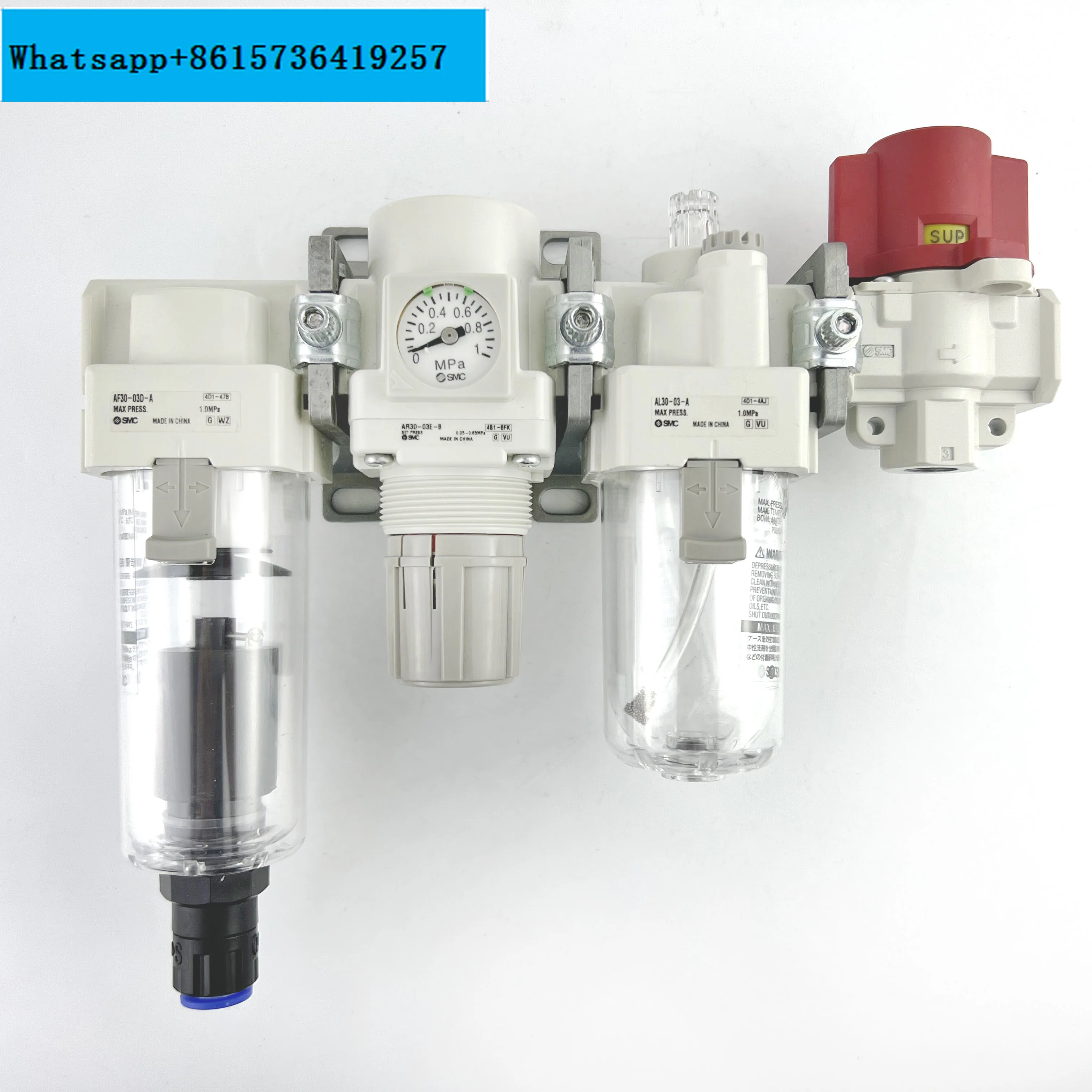 SMC Combination Filter Triple Unit AC20/AC30/AC40-01/02/03/04DE/CE/E-V-B Residual Pressure