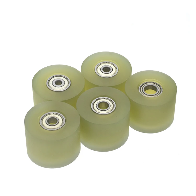 1Pc Bearing pulley mask machine pressure rope mask rope roller passive rolling wheel wear-resistant soft adhesive