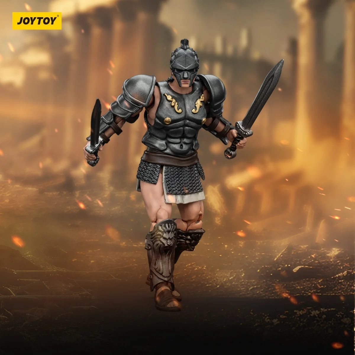 

JOYTOY Strife Roman Gladiator Dimachaerus Gladiator Action Figures Original Doll Model Decoration Collection Gift Garage kits