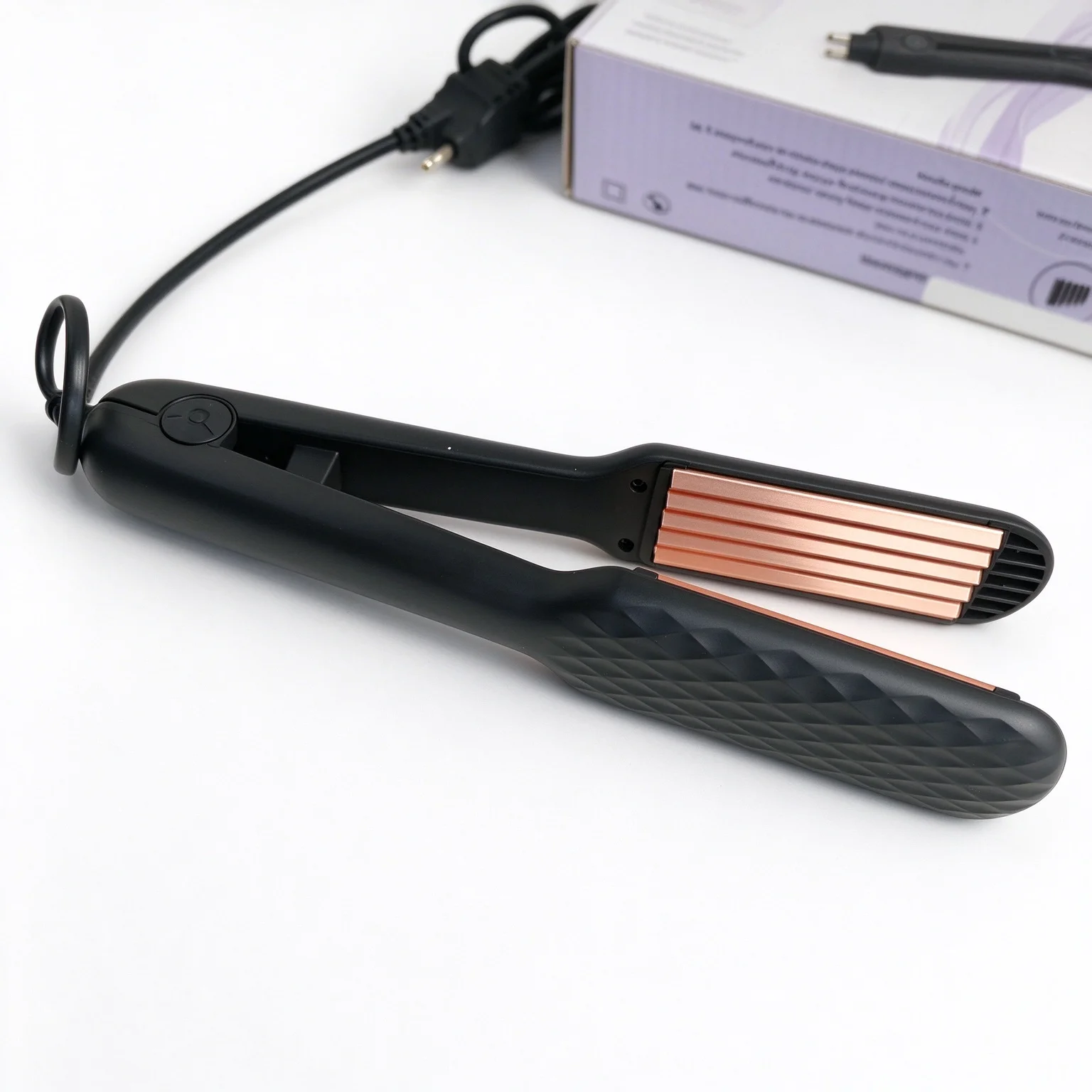 Professional Hair Straightener And Volumizer Fast Heating Ceramic Crimper Adjustable Heat For Root Lift Salon Home Use Gift