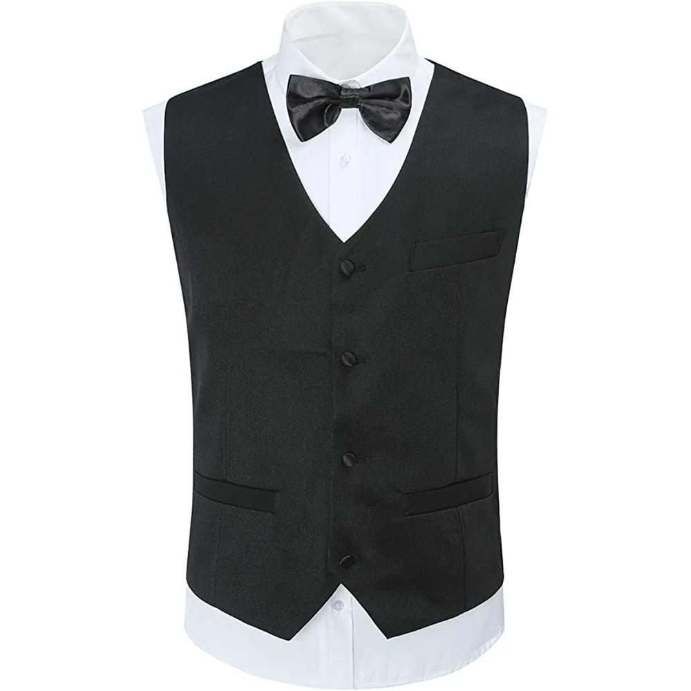 Men's Tailcoat Formal Slim Fit 3-Piece Blazer Vest Pants Wedding Suits One Buttons Notched Lapel Evening Party Suit Set