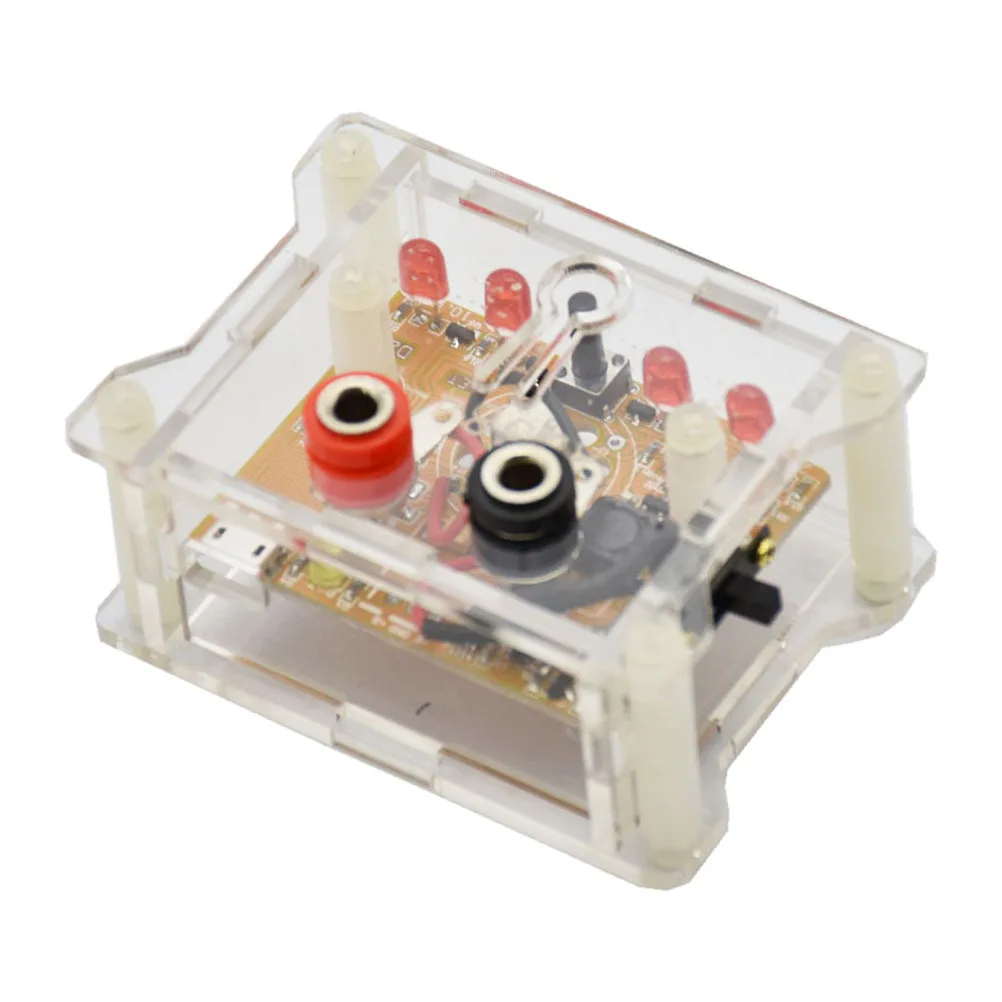 

High Precision Voltage Reference Module 2.5V 5V 7.5V 10V Output Ad584Kh Built-In Led Indicator Banana Socket For