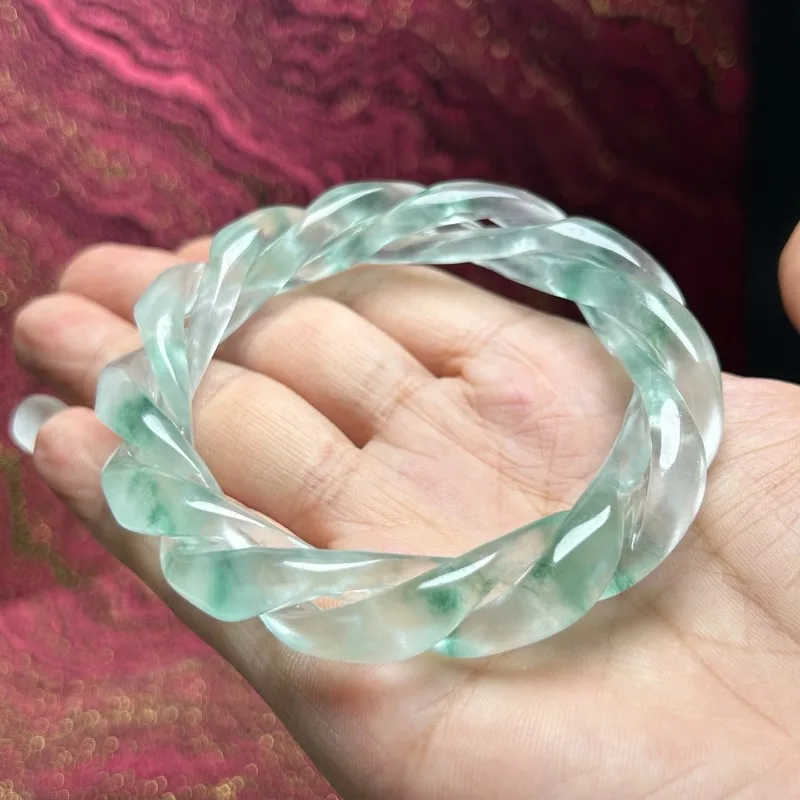 

Quartz Rock Jade Standard Bracelet New Hand-polished Women's Bracelet