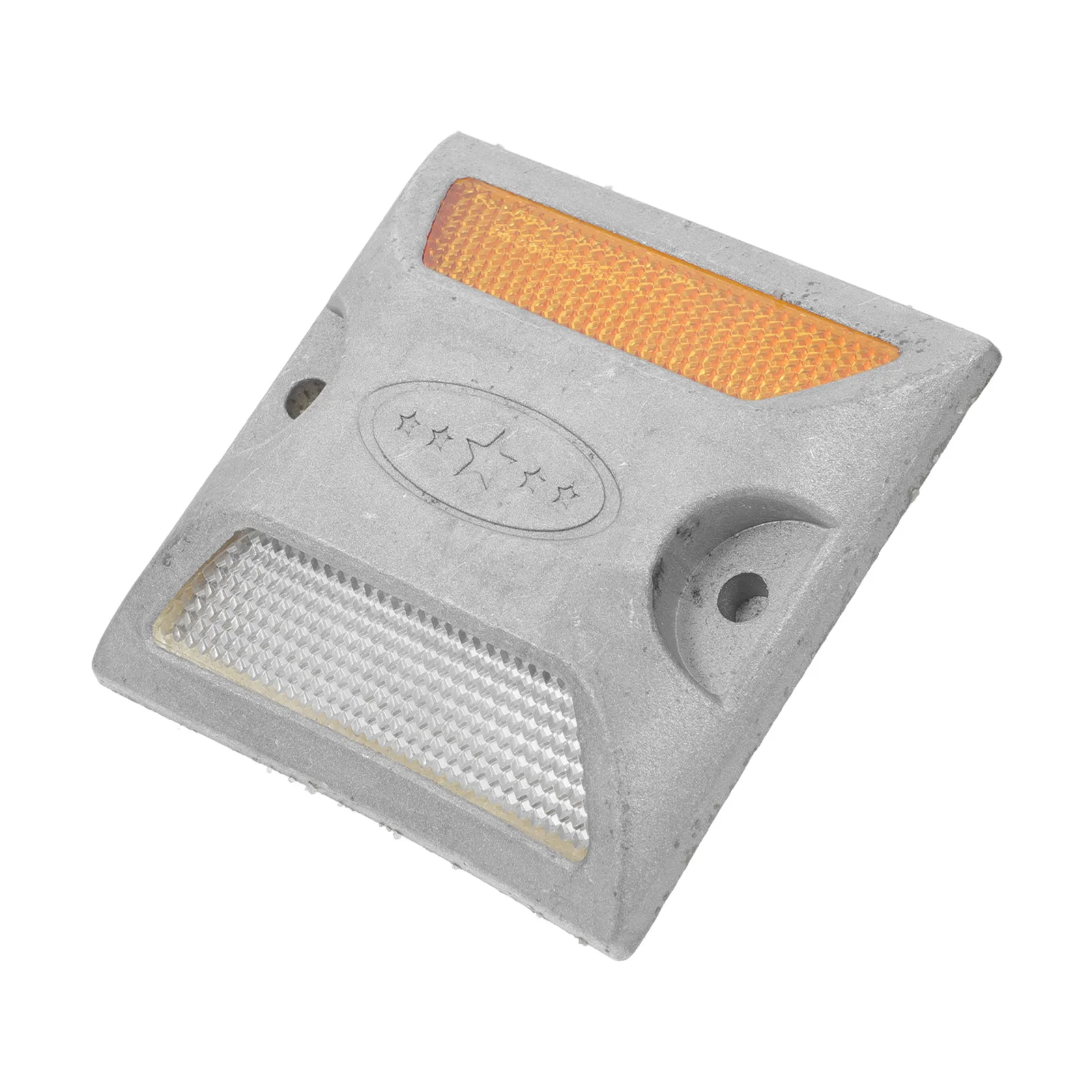 Aluminum Road Studs Reflective Driveway Markers For Highway Safety Road Visibility Night Driving Traffic Guidance Roadside