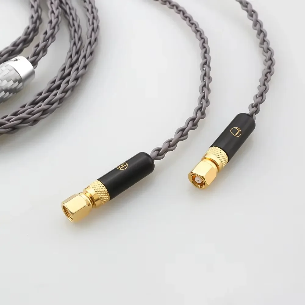 8 Core Silver Plated Balanced Headphone Cable for Hifiman HE400 HE5 HE6 HE300 HE4 HE500 HE600 4.4 XLR 2.5 3.5